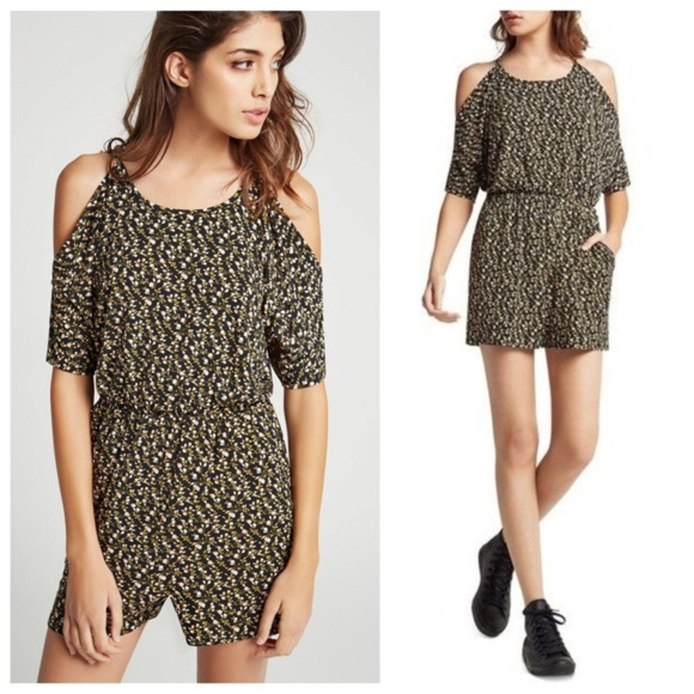BCBGeneration Floral Romper